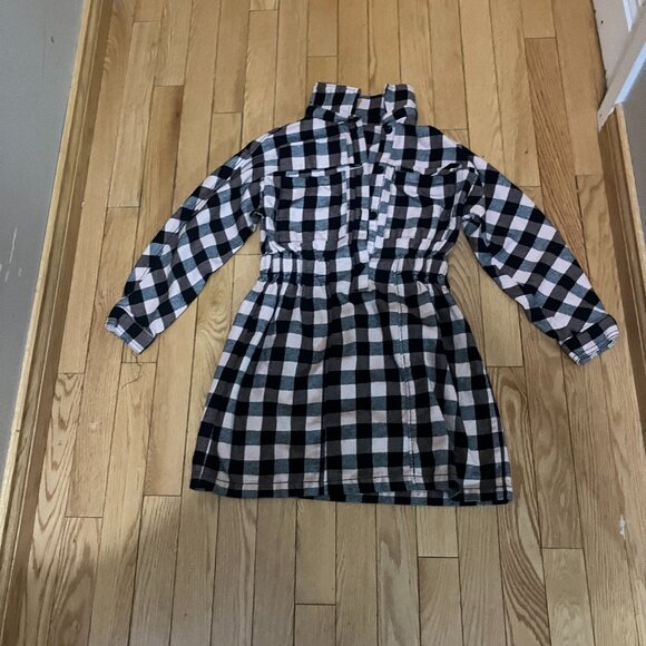 Zara Pink and black plaid dress - Picture 1 of 2